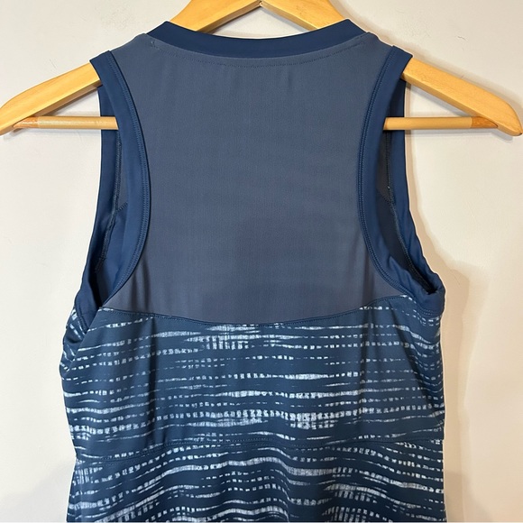 Title Nine Boss Workout Dress Pulse Blue Printed - Picture 4 of 9